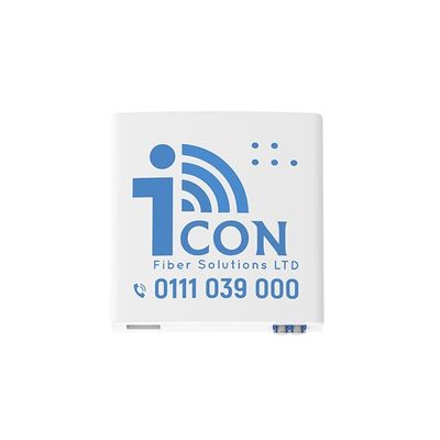 2 Kerne LC UPC Plastikfaseroptische Fassettplatte Socket Panel für Innenraum in FTTH Netzwerk