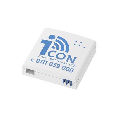2 Kerne LC UPC Plastikfaseroptische Fassettplatte Socket Panel für Innenraum in FTTH Netzwerk